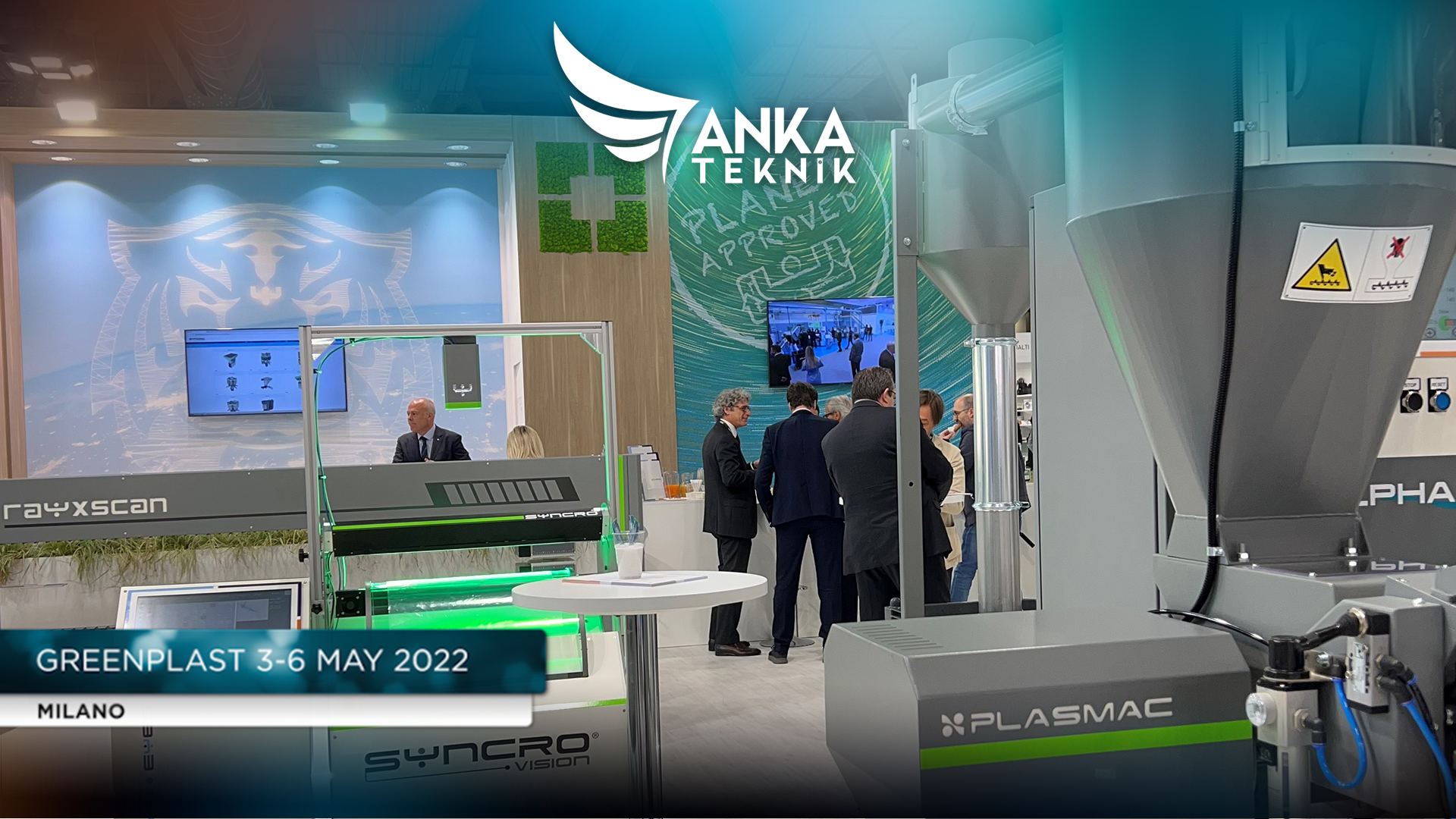 Anka Teknik, İtalya’da düzenlenen Greenplast 2022 fuarına katıldı