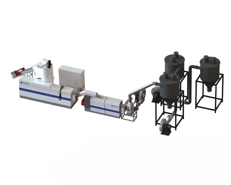 PLA / PBAT Degradable Plastic Granulation Line