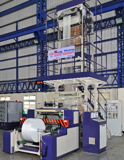KUNG HSING - Servolu Süper Hızlı Mono Tip HDPE Film Ekstrüderleri