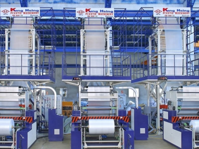 KUNG HSING - Servolu Süper Hızlı Mono Tip HDPE Film Ekstrüderleri