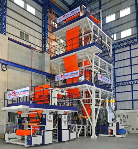 KUNG HSING - 5 Katlı Co-Ex LDPE Film Ekstrüderleri