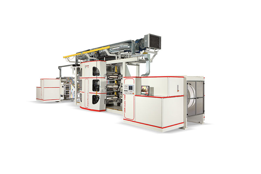 SUPERFLEXOL SERVO-DRIVE: 6-8 Renk Flekso Baskı Makinesi