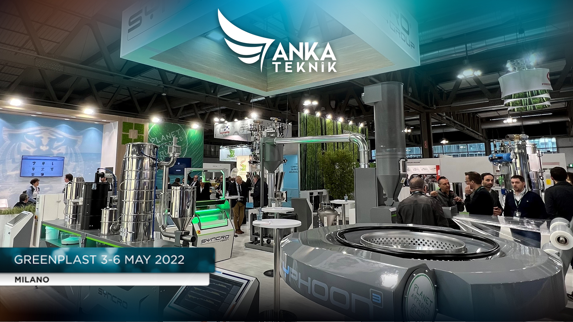 Anka Teknik, İtalya’da düzenlenen Greenplast 2022 fuarına katıldı