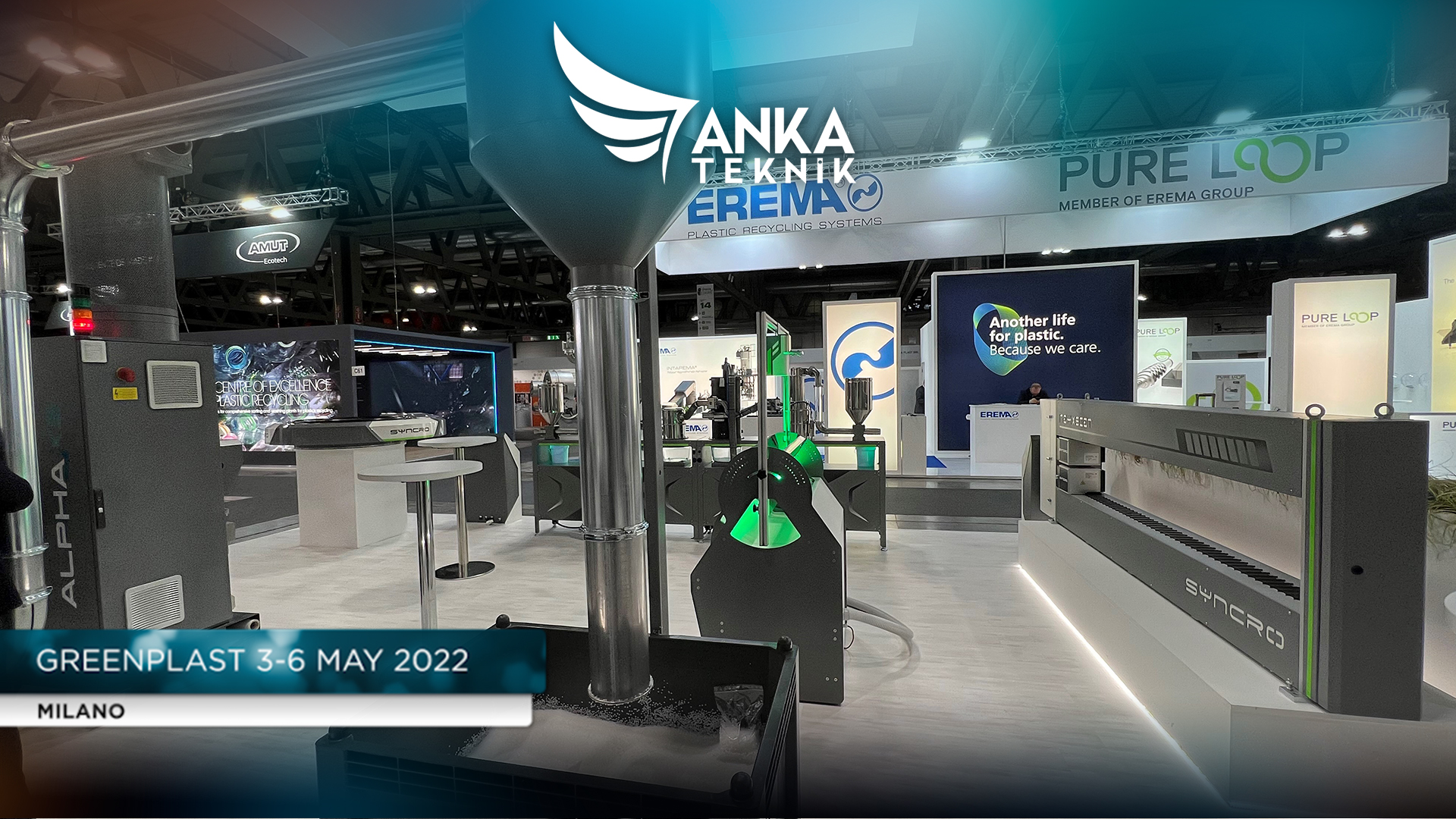 Anka Teknik, İtalya’da düzenlenen Greenplast 2022 fuarına katıldı