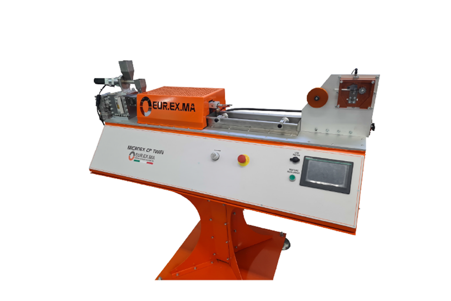 MicroEx Cp Twin: Benchtop Çift Vidalı Compaund Ekstrüderi