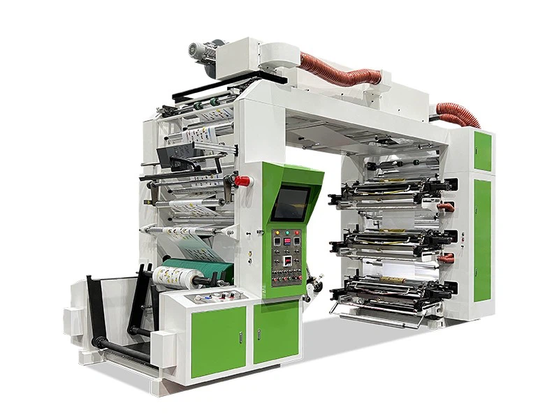 6 Colour Stack Flexo Printing Machine