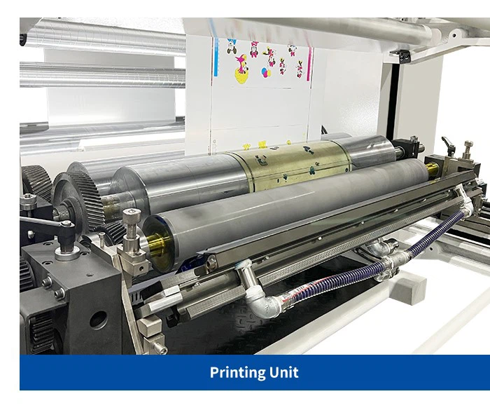 6 Colour Stack Flexo Printing Machine