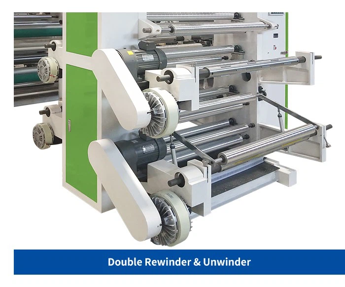 6 Colour Stack Flexo Printing Machine