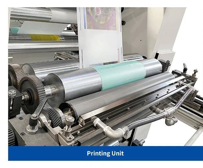 4 Colour Stack Flexo Printing Machine