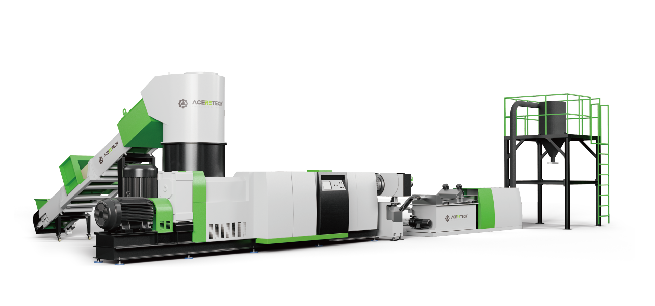 ACH-H TM TEK VİDALI KOMPAKTÖRLÜ GERİ DÖNÜŞÜM GRANÜL EKSTRÜDERİ