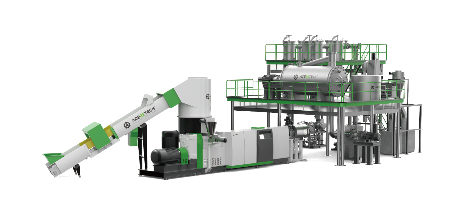 LSP | SIVI FAZ POLİKONDENSASYON PET GERİ DÖNÜŞÜM SİSTEM